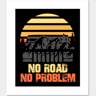 Retro Jeep Offroad Posters and Art